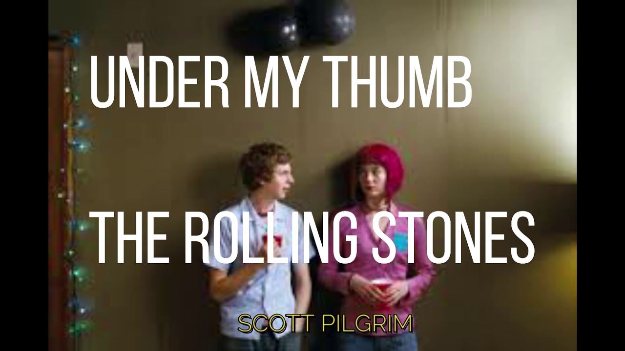 rolling stone under my thumb